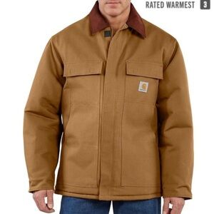 NEW Mens 2XL TALL Carhartt Flame Resistant Firm Duck Insulated Traditional Coat